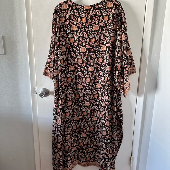 Natalie Martin Marin Dress with Sash in Sweet Autumn Black size L EUC - Picture 11 of 14